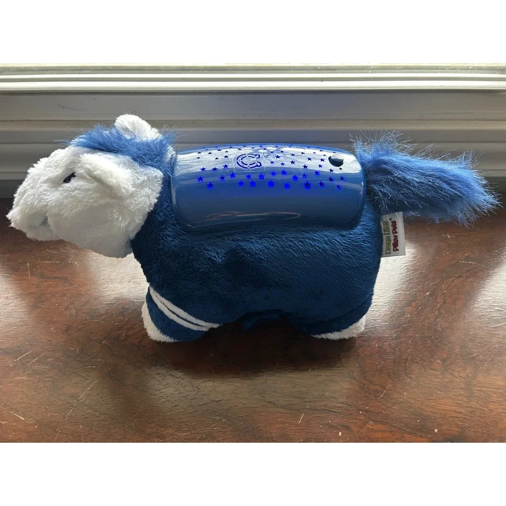 Dream Lites Pillow Pets Colts Blue Horse Projector Night Light‎ Plush Toy